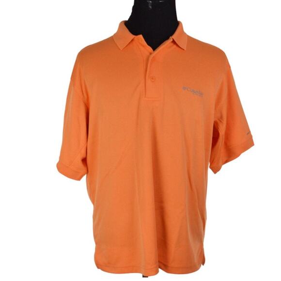 Columbia Men's Textured Utilizer Omni-Shade Omni-Wick Collar Polo Small NWT - Picture 1 of 3